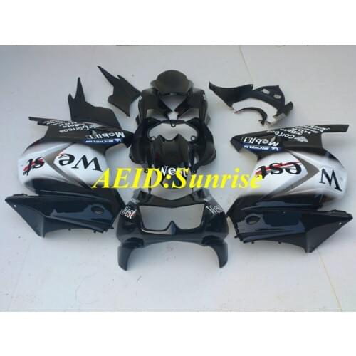 Injection mold Fairing kit for KAWASAKI Ninja ZX250R 08 09 10 12 ZX 250R EX250 2008 2012 ABS White black Fairings+gifts KF45