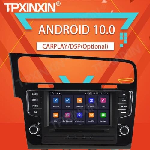 4+64G For VW GOLF 7 2013-2018 Android10.0 Car Tape Recorder Multimedia Audio video Player GPS WIFI Nacigation HeadUnit