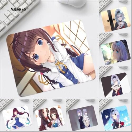 MRGBEST Dragon Kings Work Anime Mice Pad Small Size No Locking Edge High-end Rubber Personality Mats for Fans Desk Pad 22x18cm