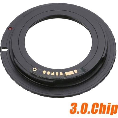 Newest For Black Camera AF III Confirm M42 Chips Lens Adapter For Canon Camera EF Mount Ring
