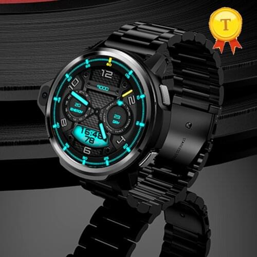 Newest stainless steel belt wifi gps Smart Watch Men Heart Rate Face ID 1.6inch big screen Smartwatch 4G Android Phone watch