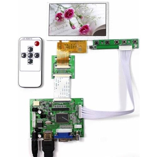 HD MI VGA 2AV LCD Driver Board With 4.3" VS043T-004A 480x272 HSD043I9W1 LCD Screen
