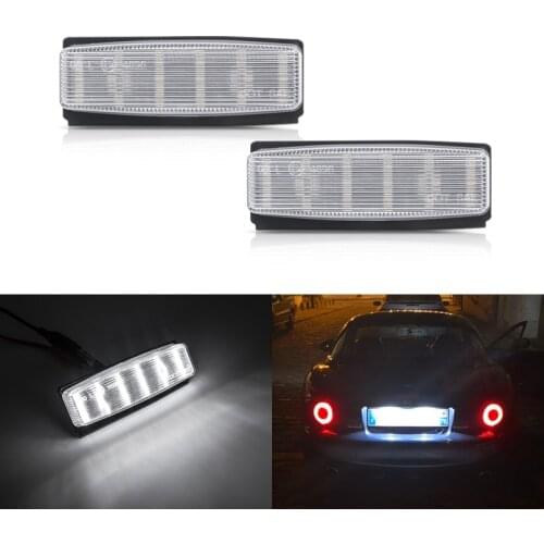 Fits For Mazda Miata / MX-5 1999-2005 2006-2015 2016 2017 2018 2019 SMD White Canbus Rear Led License Plate Lights Lamps