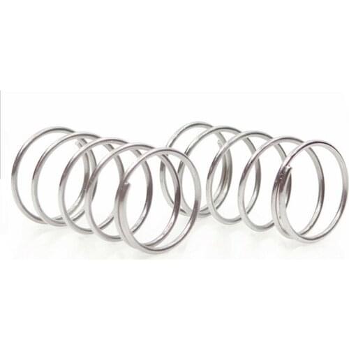 3D Printer Accessory Feeder Spring, 10Pcs, Wire Dia 0.4mm Outer Dia 3mm Length 5mm-50mm 304 Stainless Steel Compression Spring