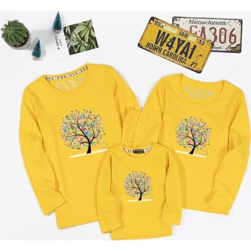 Family Look Christmas Family Matching Outfits T Shirt Mother Daughter Long Sleeve Dad Mom Baby Family Suit Father Son Clothes