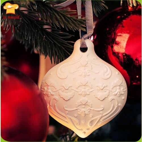 Christmas Ornaments Mould Plaster MoldS Home Decorations