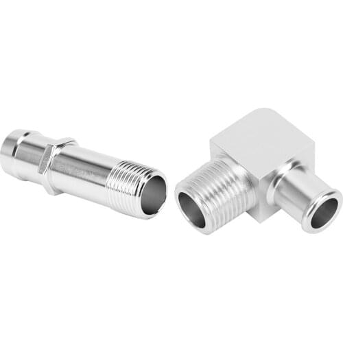 Heater Hose Fitting 3/4in Water Pump 5/8in 90 Degrees 9514X Replacement Fits for Chevy SBC V8 Engines Heater Hose Adapter