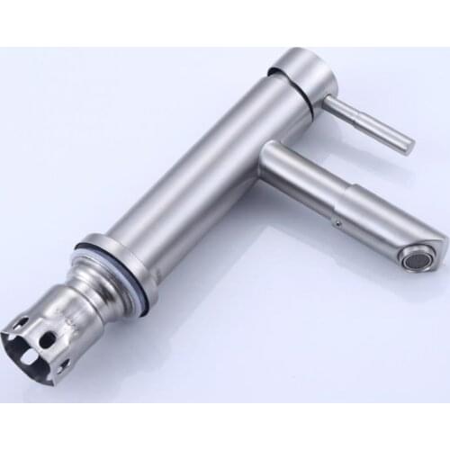 Guard Style Faucet Drawing Faucet Cold And Hot Water Basin Faucet Basin Sink Mixer Tap 304 Stainless Steel Made Deck Mounted