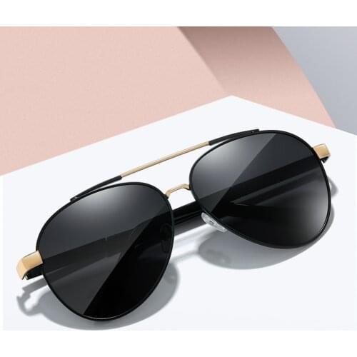 Classic Men Polarized Sunglasses Brand Design Male Metal Coating Driving Sun Glasses UV400 Shades Eyewear gafas de sol