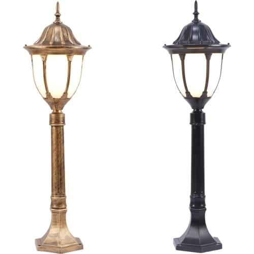 WECUS) Outdoor patio waterproof lawn light, garden landscape light, park garden high pole street light