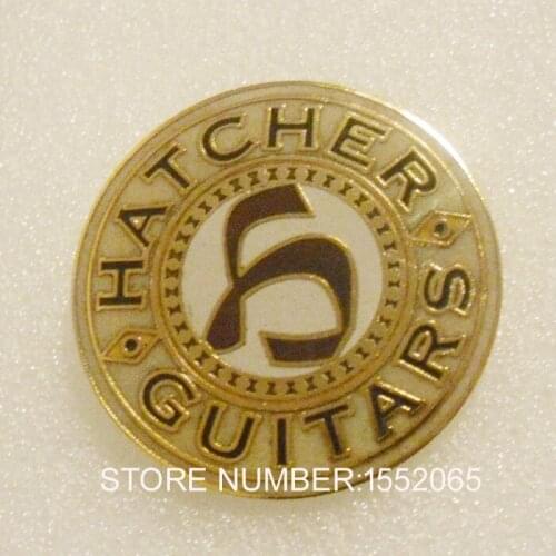 Custom 1.5" HATCHER GUITARS Hard Enamel Pin Badge
