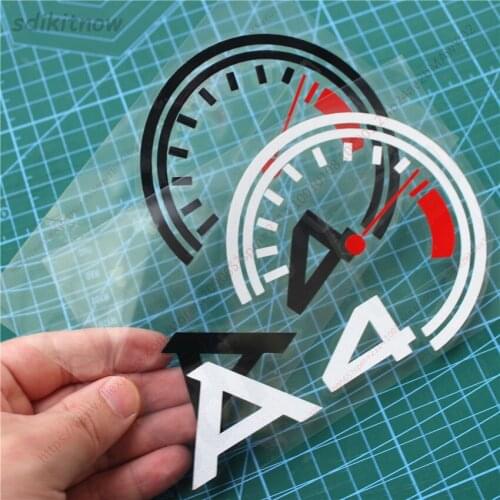 1pc Car Dash borad Headlights Sports Racing PVC Sticker Decal For Audi A3 A4 A4L A5 A6 A6L A7 A8 Q3 Q5 Q7 S3 S4 S5 S6 S7 S8 TT