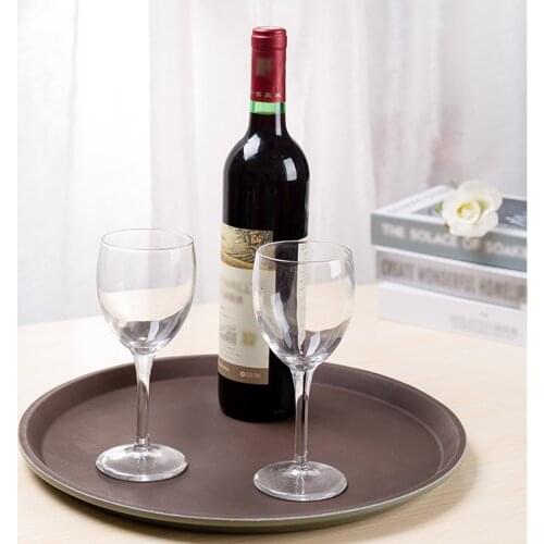 14 inch Serving Tray Cafeteria Dinner Plates Waitress/Waiter Food Tray Food Service Dishes Beverage Tray with Non Skid Surface