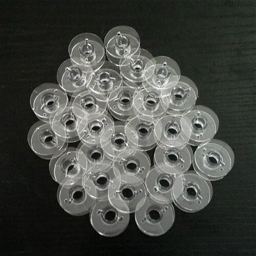 30pcs Style SA156 Transparent Plastic Sewing Machine Bobbins Spool For Brother Accessories