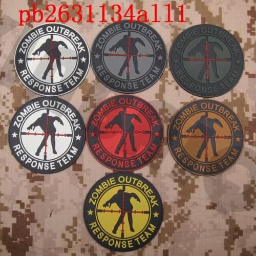 3D PVC Patch Biohazard Umbrella Corporation ZRT ZOMBIE OUTBREAK RESPONSE TEAM Rubber