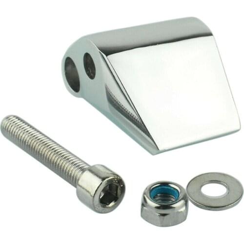 Motorcycle Chrome Black Mirror Mount Relocation Adapter For Harley Davidson Touring Electra Glide Classic