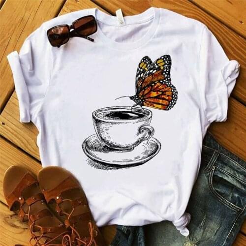 AOWOF New womens t-shirts in the best womens t-shirts for summer 2020 in bulk wholesale coffee fashion t-shirts