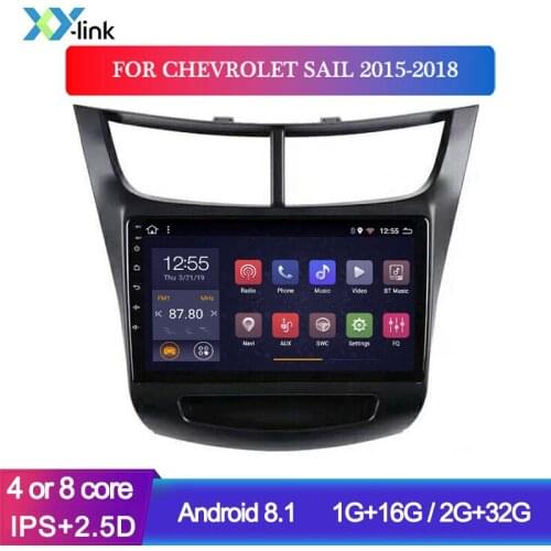 Android 8.1 Car Radio multimedia DVD Player for chevrolet SAIL 2015-2018 GPS Navigation system Audio stereo accessories no 2 din