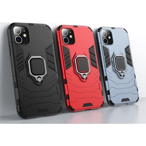 2In 1Phone Case For iPhone 11 Pro MAX Case X XR XS Max 6 8 7 Plus Shockproof with Bracket frosted Cover