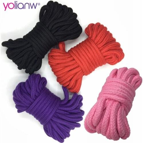 Fetish Alternative slave bondage rope Restraint CottonTied Rope sex products for couples adult game BDSM Handcuffs Sex toys