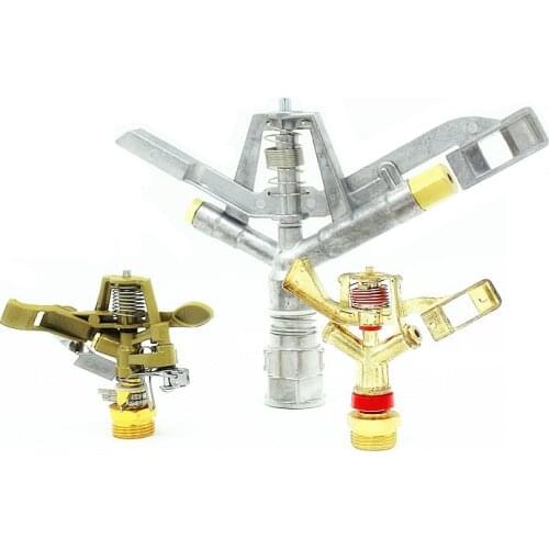 Zinc Alloy Impact Sprinkler Impulse Sprinkler Nozzle Garden Lawn Irrgation Spray Copper Brass Water Nozzles Irrigation