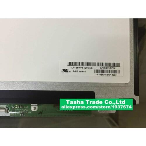 IPS FHD LCD LED Screen LP156WF6 SPK4 LP156WF6 (SP)(K4) LP156WF6-SPK4 Original New Matte matrix