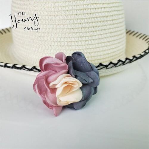 Beautiful rose Artificial flower Silk Flowers Head wedding party home decoration DIY wreath scrapbook gift box craft Accessories