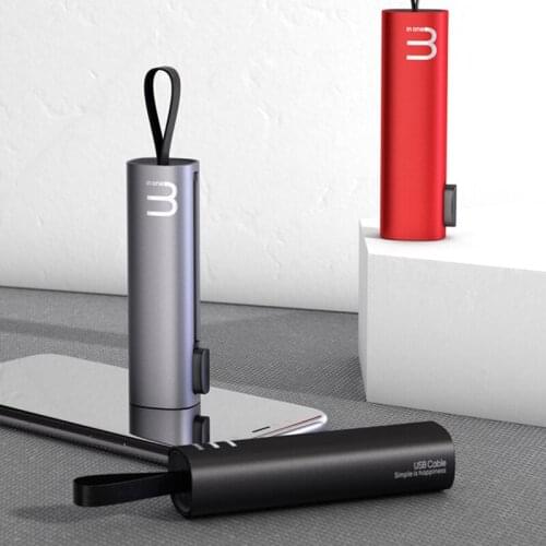 Three-in-one Data Cable Mobile Phone Fast Charging Cable 3 in 1 Suitable for Huawei Apple 11 Samsung XiaoMi Android Type-c