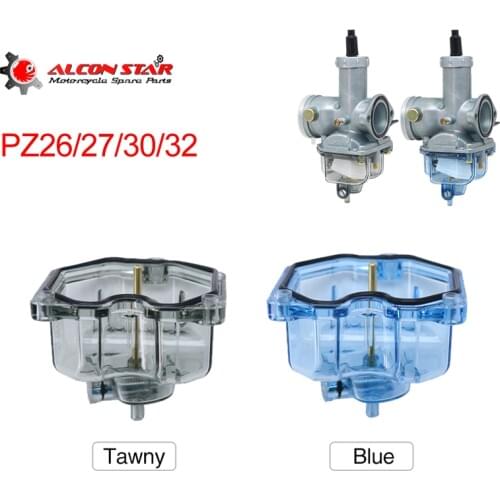 Alconstar- Motorcycle PZ Carburetor Bottom Float Bowl Comp Chamber Transparent Oil Cup For Keihin PZ26 PZ27 PZ30 PZ32 Carb