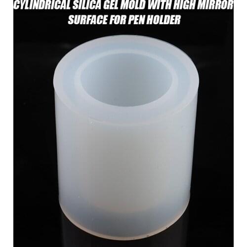 Handmade Square/Round Silicone Mold DIY Pen Container Mould Cylinder Cuboid Mold Epoxy Resin Holder For DIY Decor Craft