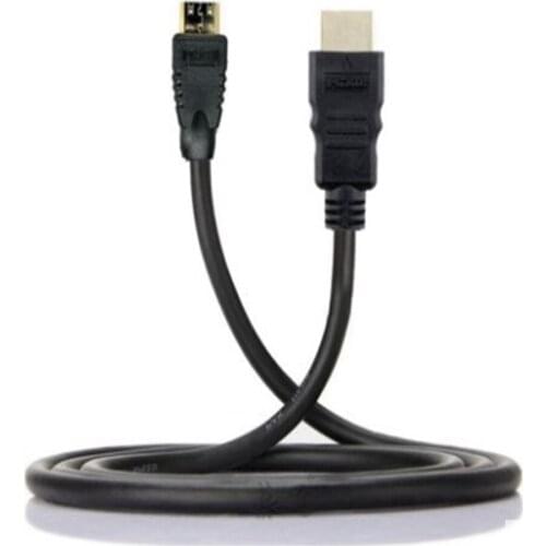 Mini HDMI- compatible to HDMI Cable 1m 1.5m 2m 3m 5m Male to Male 4K 3D 1080P for Tablet Camcorder MP4 DVD Mini HDMI cable