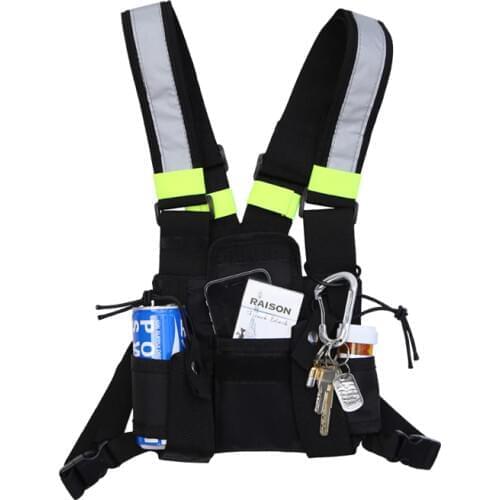 Fashion Chest Rig Bag Camouflage Tactical Vest Harness Front Pack Pouch Holster Vest Rig Hip Hop Streetwear Functional Chest Bag