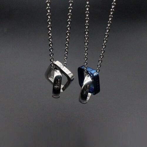 Fashion titanium steel pendants men and women stainless steel pendants couple models wild jewelry hot sale