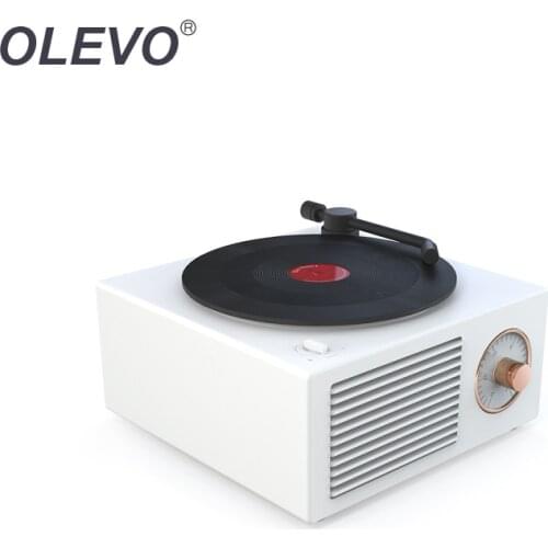 New Bluetooth Speaker,Music Box Type Built in Bluetooth Stereo Wireless Vintage Retro Microphone Speaker