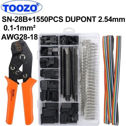 SN-28B crimping tool pliers DuPont 2.54/2.8/3.0/3.96/4.8 RV/SV/UT/OT terminal ferrule crimper wire hand tool Alicate Crimpador