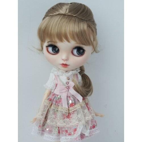JD413 1/4 1/3 Pretty Princess Braid BJD Synthetic Mohair Wig For Size 7-8inch 8-9inch 9-10 inch Doll Hair Top Doll Accessories