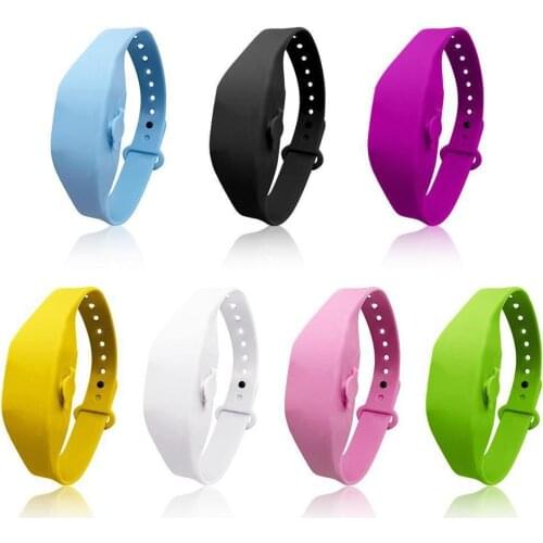 Portable Wristbands Hand Sanitizer Mini Hand Sanitizer Dispenser Bottle Reusable Bracelet Wristband Adult Kid Travel Household