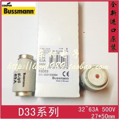 [SA]Bussmann Fuses 40D33 40A 35D33 35A 32D33 32A 500V gL / gG fuses--10PCS/LOT