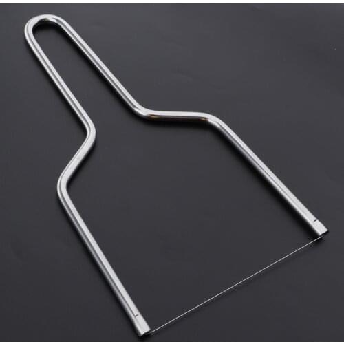 Stainless Steel Wire Slicer Cheese Butter Loaf Bread Cutter Slicer Hand Held for Loaf Bread Soft Food Jelly Pottery Mud