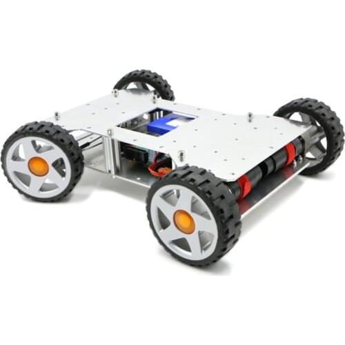 10kg/22kg Smart Car Chassis Front Wheel Steering Robot Car Swing Suspension 1:27 / 1:51 Planetary Gear Motor