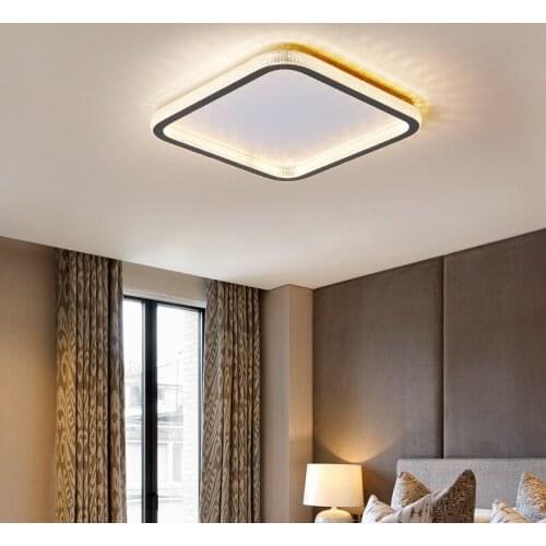 New Gold/White/Black Minimalist Modern led Ceiling Light For living room lights Bedroom led light ceiling Lamp light fixtures