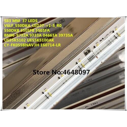 LED Backlight strip Lamp For Samsung louvre 55" TV V6LF_550DKA_LED37-+1-5_R0 550DKB 550SFB 550SFA BN96-9732A 9733A 04663A 39735A
