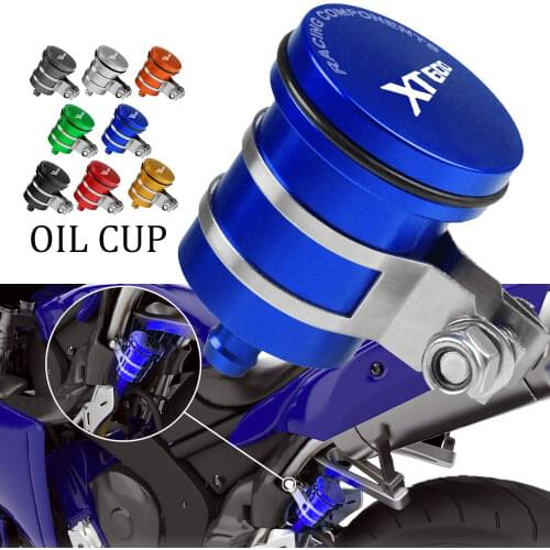 FOR YAMAHA XT600 XT 600 XT-600 1984-1986 XT600E 1990-2003 Universal Motorcycle Brake Fluid Reservoir Clutch Tank Oil Fluid Cup