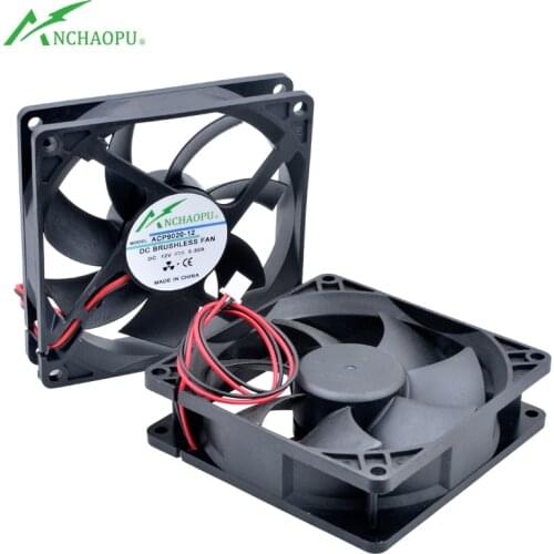 ACP9020 9.2cm 92mm fan 92x92x20mm DC12V 24V 2pin high-volume cooling fan for chassis power inverter