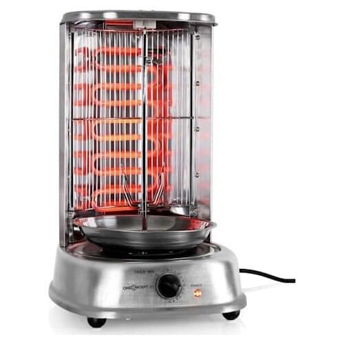Kebab 1800 W Rotary Furnace