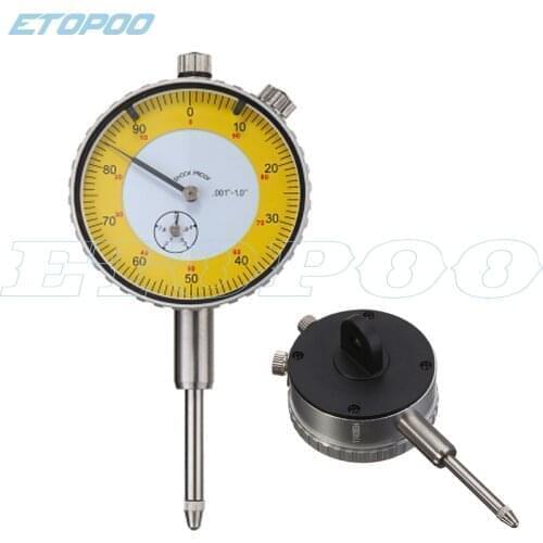 0.001"-1.0" Precision Dial Gauge Test Indicator Professional Lever Scale Meter 0-0.5" Indicators Center Finder Micrometre