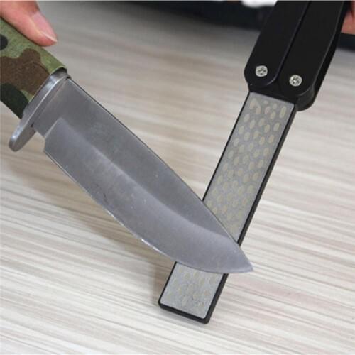 1 Pcs Fan-shaped Sharpener Professional Kitchen Accessories Sharpening Stone Grinder Diamond Sharpener Tool Sharpening Stone