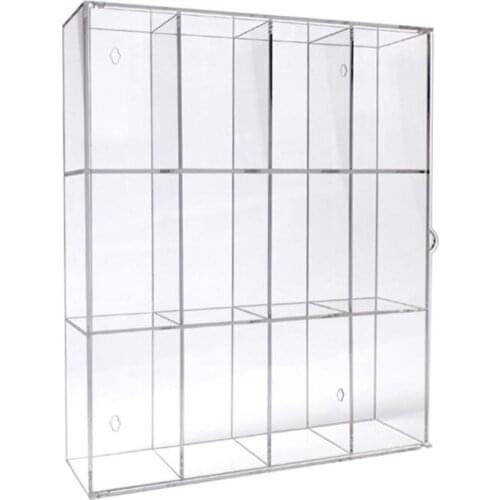 12 Grids Clear Acrylic Model Toy Display Case Action Figures Dustproof Showcase Collectibles Show Box