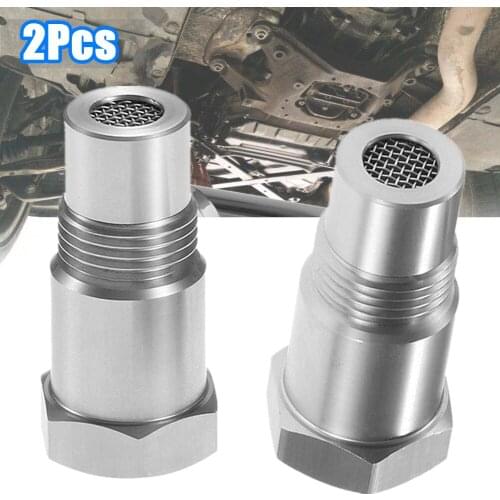 2Pcs Car Oxygen O2 Sensor Adapter CEL Fix Check Engine Light Eliminator M18*1.5 Extender Adapter