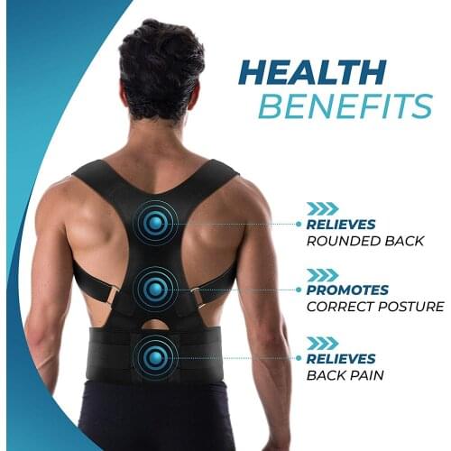 2021 Back Pain Belt Posture Corrector Shoulder Bandage Corset Lower Back Support Orthopedic Brace Scoliosis corrector de postura